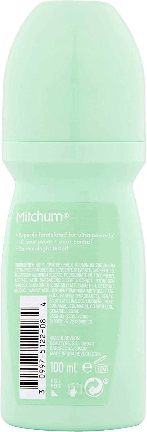 Mitchum Roll-On Anti-perspirant Powder Fresh, 3.38 Ounce - Image 2